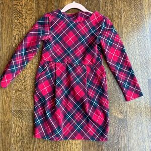 H&M Red and Green Plaid Kids Dress